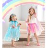 Princess Dress Up Shoes & Jewelry Boutique DISHIO Girls Dress Up Shoes for Pretend Play Clothes Accessories with Peach Ice Theme Costumes for Toddler Little Girls Age 3 4 5 6 Birthday Gifts