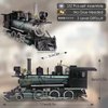 Piececool 3D Puzzle for Adults, Mogul Steam Engine Steamer 3D Metal Model Building Kits Challenging Assembly DIY Crafts Kits, Best Birthday Christams Gifts