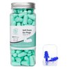 LYSIAN Ultra Soft Foam Earplugs for Sleep - 38dB Sleeping Ear Plugs Noise Cancelling, Reduction, Soud Proof, Work, Travel and Shooting Range -60 Pairs Value Pack(Water Blue)