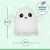 1i4 Group Warm Pals Scented Glow in The Dark Ghost, Microwavable Heatable and Coolable Bedtime Comfort Plush Toys Filled with Natural Grains and Lavender