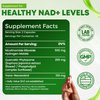 NutraHeights NAD+ Supplement | 900mg Liposomal Nicotinamide Riboside with Resveratrol & Quercetin | Cellular Energy, Focus, Healthy Aging Support | 90 Vegan Capsules | Non-GMO