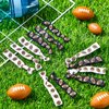 Hanaive 20 Pcs Football Hair Ties Football Hairbands Football Themed Party Favors Elastic Ponytail Holders Football Scrunchie No Crease Ribbon Party Accessories for Women Football Team Gifts