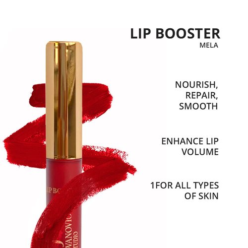 Lip Booster Matte | Contains Hyaluronic Acid, Collagen and Oligopeptides | Repairs and Smooths | 12 Hour Lasting Matte Lipstick | Nourishes and Hydrates Lips | Mela Beauty Studio Professional Makeup (Mela)