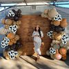 158 PCS Cow Balloons Arch Garland Kit Cow Party Decorations for Baby Shower Birthday Farm Western Theme Party Supplies Decorations