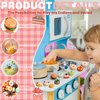 WASTROYAL 157 Pcs Mini Food Toys Pretend Food for Dollhouse Kitchen Accessories Miniature Play Resin Food Toys Hamburg Cake Bread for 1/12 Doll House (Dessert)