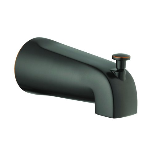 Design House Tub Diverter Spout in Oil Rubbed Bronze, 3-7"