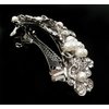 Beautyxyz Bridal Headpiece with Imitation Pearl Rhinestone hair barrette hair clip