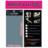 Tattoos 2 Sheets Angel Wings Cartoon Tattoo Art Fashion Temporary Tattoos Body Art Stickers Fake Waterproof Removable Stickers Party for Teens Men Women (08)