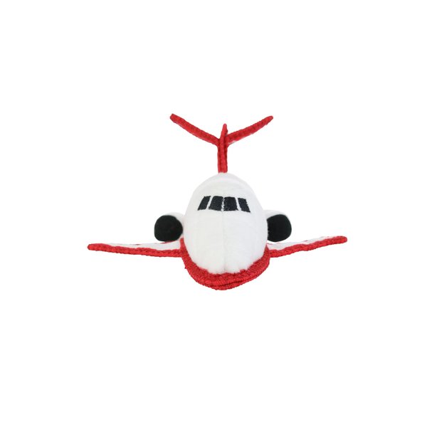 TUFFY-World's Tuffest Soft Dog Toy-Transportation-Airplane-NO Squeakers-Multiple Layers. Made Durable, Strong & Tough. Interactive Play (Tug, Toss & Fetch). Machine Washable & Floats. (2 Pack)