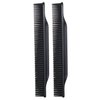 Allegro Combs #70 Wide Tooth Combs Defining Brush Comb 3-Row Wide Tooth For Curly Hair Comb For Women Curly Hair, Hair Stylists Hair Comb 2 Piece (Black)