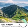K&F Concept 77mm MCUV Lens Protection Filter 18 Multi-Coated Camera Lens UV Filter Ultra Slim with Cleaning Cloth (K-Series)