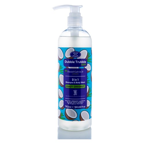 Dubble Trubble Coconut 2in1 Shampoo &amp; Body Wash 24oz, pack of 1
