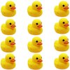 umbresen Yellow Rubber Ducks Preschool Bath Toys Bathtub Duckies Gift for Baby Shower Infants Toddlers Car Pool Float Halloween Adults Party Favors Carnival Decorations (Small Yellow 2.2''-12pcs)