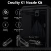 Official Creality K1 Nozzle Kits, 5PCS Ender 3 V3 KE 3D Printer Hardened Steel Nozzles 0.4mm, High-Speed Printing and High Flow Extruder Nozzles for Creality K1, K1 Max, CR-M4, CR-10 SE 3D Printers