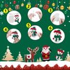 Jtnohx 5 Sets Sewing Kit for Kids, Felt Christmas Ornaments Set, DIY Craft Kits - Christmas Deer, Santa Claus, Snowman, Heart, Christmas Tree Decor for Home Party Decorations