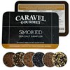 Smoked Sea Salt Sampler Set, Alderwood, Cherrywood, Bacon and Garlic Smoked Salts, Gourmet Cooking Gift, 0.5 oz x Bundle of 6 Flavored Salts - Caravel Gourmet Salt