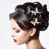 PAGOW 6PCS Butterfly Hair Clips Rhinestone Barrettes Crystal Metal Alligator Bobby Pins Accessories for Women Girls (Gold,Sliver)
