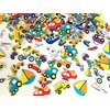 Self Adhesive Craft Stickers, Carnival, Planets, Farm Animals, Princess, Dinosaur Themed Stickers (500 Piece Party Packs) (Transportation)