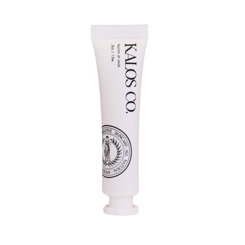 KALOS CO Tallow Lip Mask with Grass Fed Beef Tallow for Skin and Lips, Best Lip Balm for severely chapped lips lanolin and tallow balm all natural overnight lip mask (1)