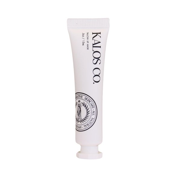 KALOS CO Tallow Lip Mask with Grass Fed Beef Tallow for Skin and Lips, Best Lip Balm for severely chapped lips lanolin and tallow balm all natural overnight lip mask (1)