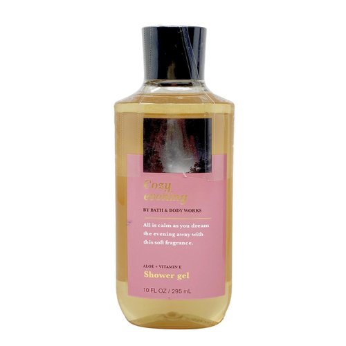 Bath & Body Works Cozy Evening - 3 Pack - Shower Gel With a Natural Oats Sample Soap.