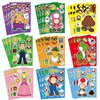 36 Sheets Mario Make a Face Stickers, Cartoon Book Crafts for Kids, DIY Party Supplies Favors Your Own Mixed and Matched with Different Designs Characters Birthday Gifts Class Reward Decor