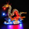 DALDED LED Lighting Kit for Lego Auspicious Dragon, LED Light Compatible with Lego 80112 Building Block Models (Not Include Lego Set)