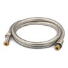 Ana Bath 96 Inch (8 ft) Stainless Steel Shower Hose, Extra Long and Flexible/Anti-Twist/Brass Connector/Spot Resist Brushed Nickel Finish