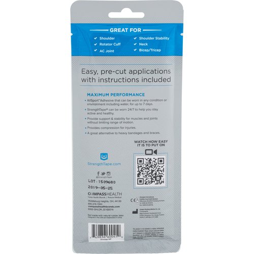 StrengthTape Shoulder Kinesiology Taping Kit