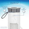 GermGuardian Portable Allergen Air Purifier for Small Spaces with USB Cable, Captures Dust, Pollens, Mold Spores, UV-C Light Helps Reduce Germs, 7” White, AC085