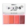 Revolution Beauty, Mean Girls x Revolution on Wednesdays We Wear Cream Blush, Four Blush Shades, Makeup Palette for Face & Cheeks, Vegan & Cruelty-Free, 2.12 oz