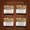 I-Envy Color Couture Leopard - The Brown Edition, 30 Faux Mink Lash Clusters, Thin Band, Customizable, Long-Lasting, Natural Look DIY Color Eyelash Extensions, Cruelty-Free, Vegan (Dark Brown)