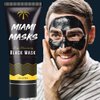 Miami Masks Blackhead Remover,Pore Control, Skin Cleansing, Purifying Bamboo Charcoal, Peel Off Facial Black Mask.1 bottle(50ml)