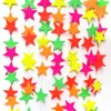110feet UV Star Paper Neon Garland Neon Streamers Black Light Neon Decorations for Dark Glow Party UV Reactive Neon Party Favors Glow in The Dark Party Supplies Wedding Birthday Banners Decorations