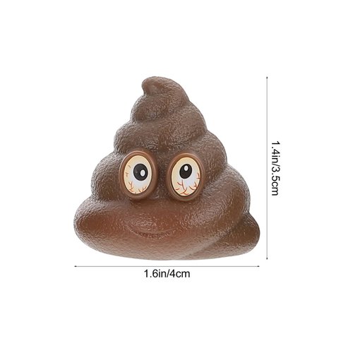 Kids Toys Fake Poop Squeeze Tricky Props: 40pcs Funny Joke Tricky Toys Rubber Prank Props Halloween Trick Poops for Kids Party Favors Kids Basketball