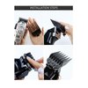 Wahl Professional Hair Clipper Combs Guides Set - 1/16 to 1 Size Range, Black Replacement Guards for Most Wahl Clippers/Trimmers (8 Pieces)