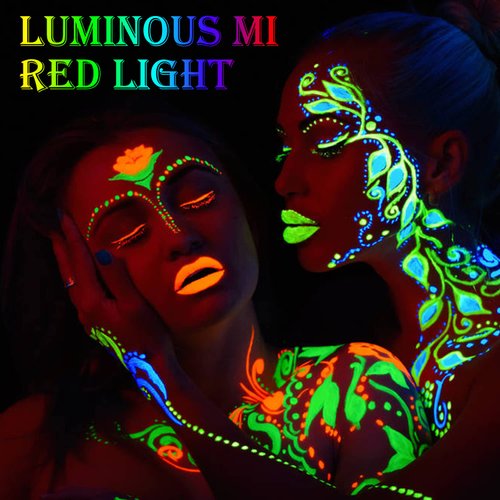 Neon Face Body Paint Sticks Kits Glow in the Dark,DE’LANCI Pro Blacklight Reactive Glow Paint for Adult Kids, Oil Foundation Makeup Blendable Sticks, Glow in The Dark Paint Neon Party Supplies