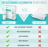 Bodifresh Toilet Paper Foam, Plant Based Formula w. Aloe & Vitamin E, Hypoallergenic, Flushable Wipe Alternative, 120+ wipes per bottle - Lavender