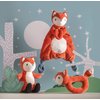 Mary Meyer Baby Rattle Leika Infant Soft Toys, 6-Inches, Little Fox