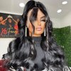 Body Wave Lace Front Wigs Human Hair 13x6 Lace Front Wigs Human Hair 200% Density 26 Inch 13x6 HD Lace Frontal Human Hair Wigs for Black Women With Baby Hair