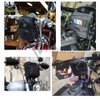 FVMOTO Universal Club Style Utility Molle Traveller Bar Handlebar T-Bar Bag Handle Bags, Fit For Harley Dyna Street Bob FXBB Softail Sportster, Tool Pouch Trunk Storage Bag, Black (DSCBB000-HD)