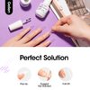 Gellen Nail Glue Gel, 2PCS 15ML 3 in 1 Gel Nail Glue for Acrylic Nail & Base Gel & Nail Strengthener Kit, Nail Glue for Press On Nails False Nails, Super Strong Gel Glue for Nail Extension