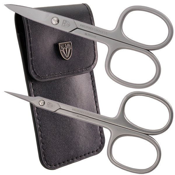 3 Swords Germany Solingen - Nail scissors and EXTRA fine Cuticle scissors - MEGASET - stainless steel, extra sharp - Made in Germany