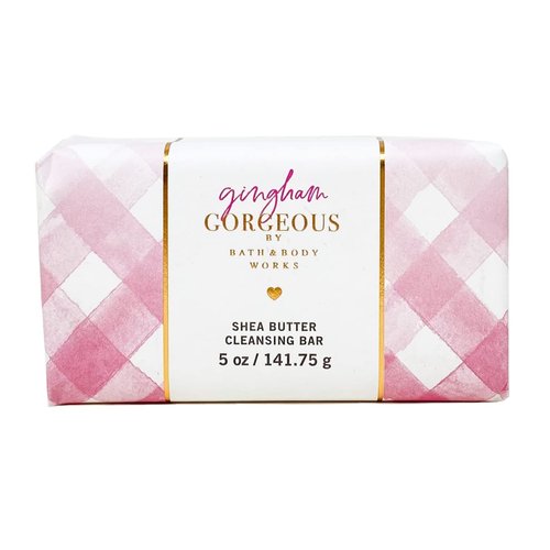 Bath & Body Works Gingham Gorgeous 2 Pack Shea Butter Cleansing Bar Set - 5 oz / 141.75 g each