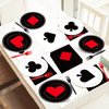 CHUNNIN 96Pcs Casino Party Plates and Napkins Las Vegas Party Decorations Casino Night Party Dessert Plates Poker Dessert Tableware Set for 24 Guests Game Night Birthday Event Game Supplies Favor