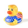Nuwani 4" Mr President Donald Trump Rubber Duck 2024 Electoion with USA Flag MAGA Squeak Bath Toys Stars and Stripes American Patriotic Rubber Duckies Decoration Baby Adults, Yellow