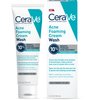 CeraVe Acne Foaming Cream Wash | Gentle Face and Body Acne Cleanser with Benzoyl Peroxide 10%, Hyaluronic Acid, and Niacinamide | Acne Treatment Clears Pimples, Blackheads, Chest and Back Acne | 5 Oz