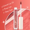AFGHOUZ Glitter Lip Gloss, Clear Lip Glow Gloss, Hydrating And Moisturizing, Lip Gloss For Women With High Shiny Finish