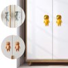 YOUYOUULU 5Pcs Cute Animal Knobs Kids Handles Ceramic Knobs Children's Room Door Nursery Cupboard knobs Lovely Cabinet pulls Drawer knob for Kids, with Screws