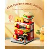 LITTCO Building Blocks City Burger House, Birthday Gifts for Adults and Kids,Toys McDonalds Set 167PCS